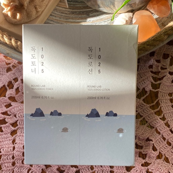 Round Lab Other - 1025 Dokdo Toner and Lotion Set - Korean Skincare